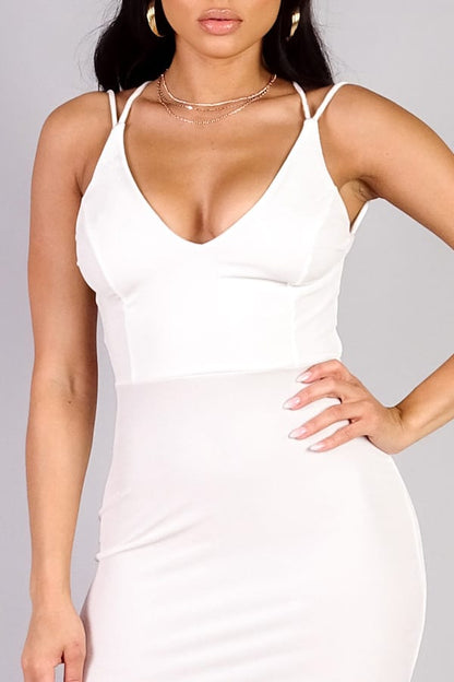 Showstopper Crossover Dress