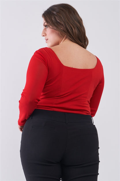 Curvy Sweetheart Crop Top - Jus Fancee Boutique