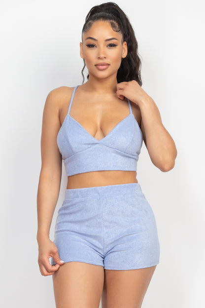 Bralette & Mini Shorts Set