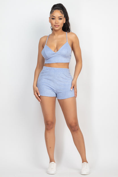 Bralette & Mini Shorts Set