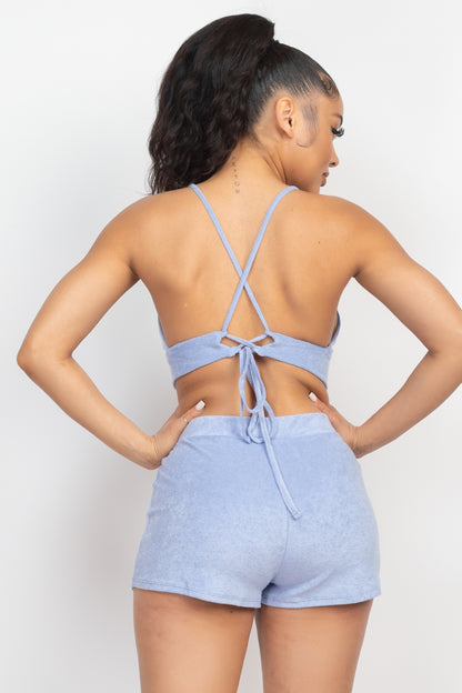 Bralette & Mini Shorts Set