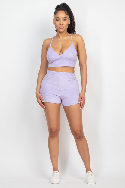 Bralette & Mini Shorts Set