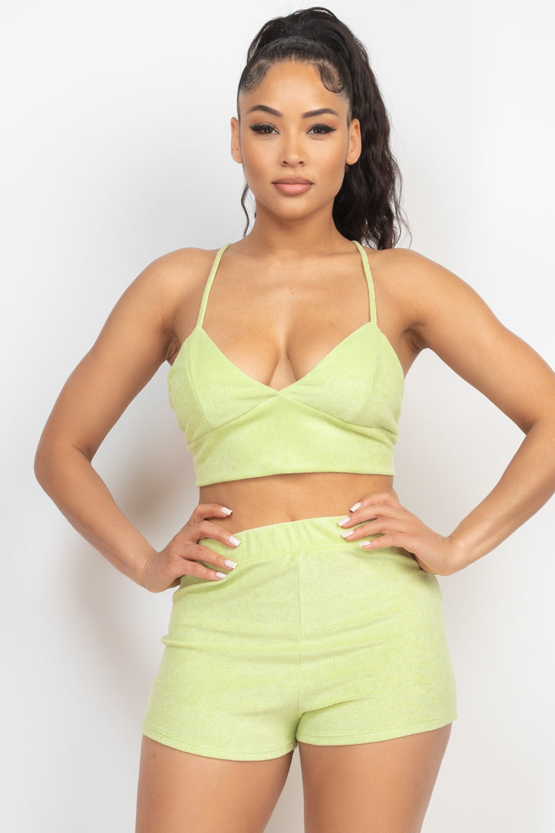 Bralette & Mini Shorts Set