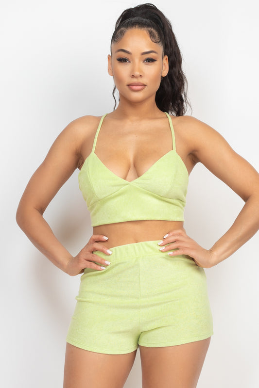 Bralette & Mini Shorts Set