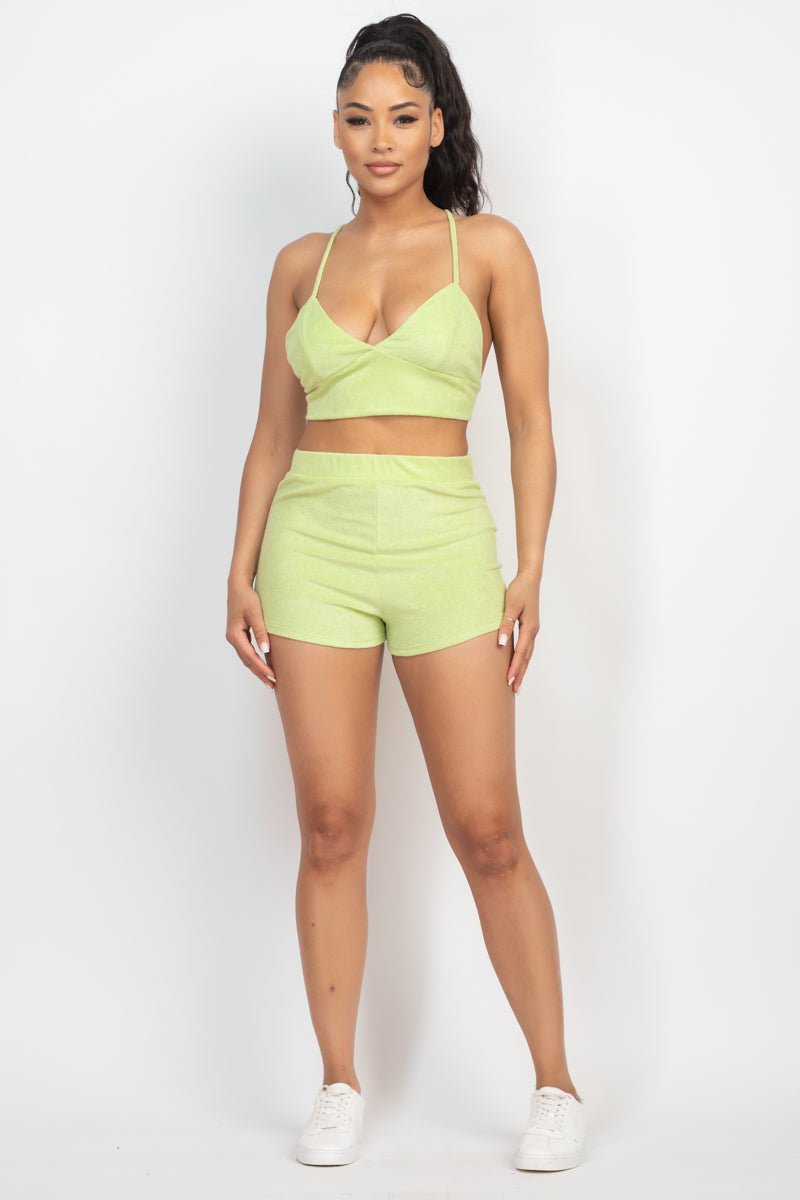 Bralette & Mini Shorts Set