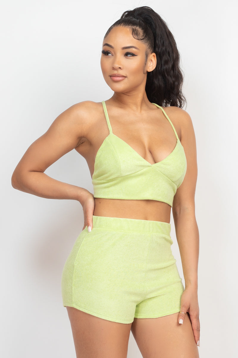 Bralette & Mini Shorts Set