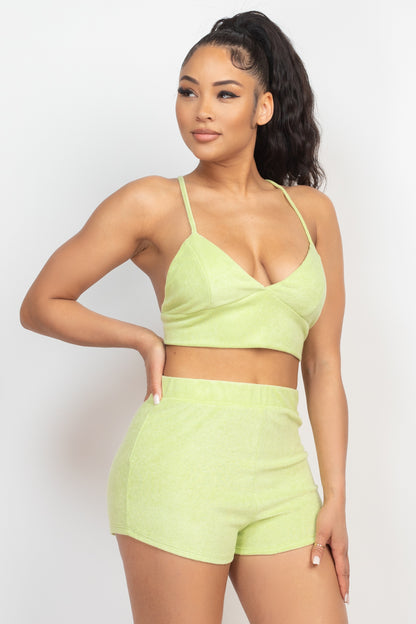 Bralette & Mini Shorts Set