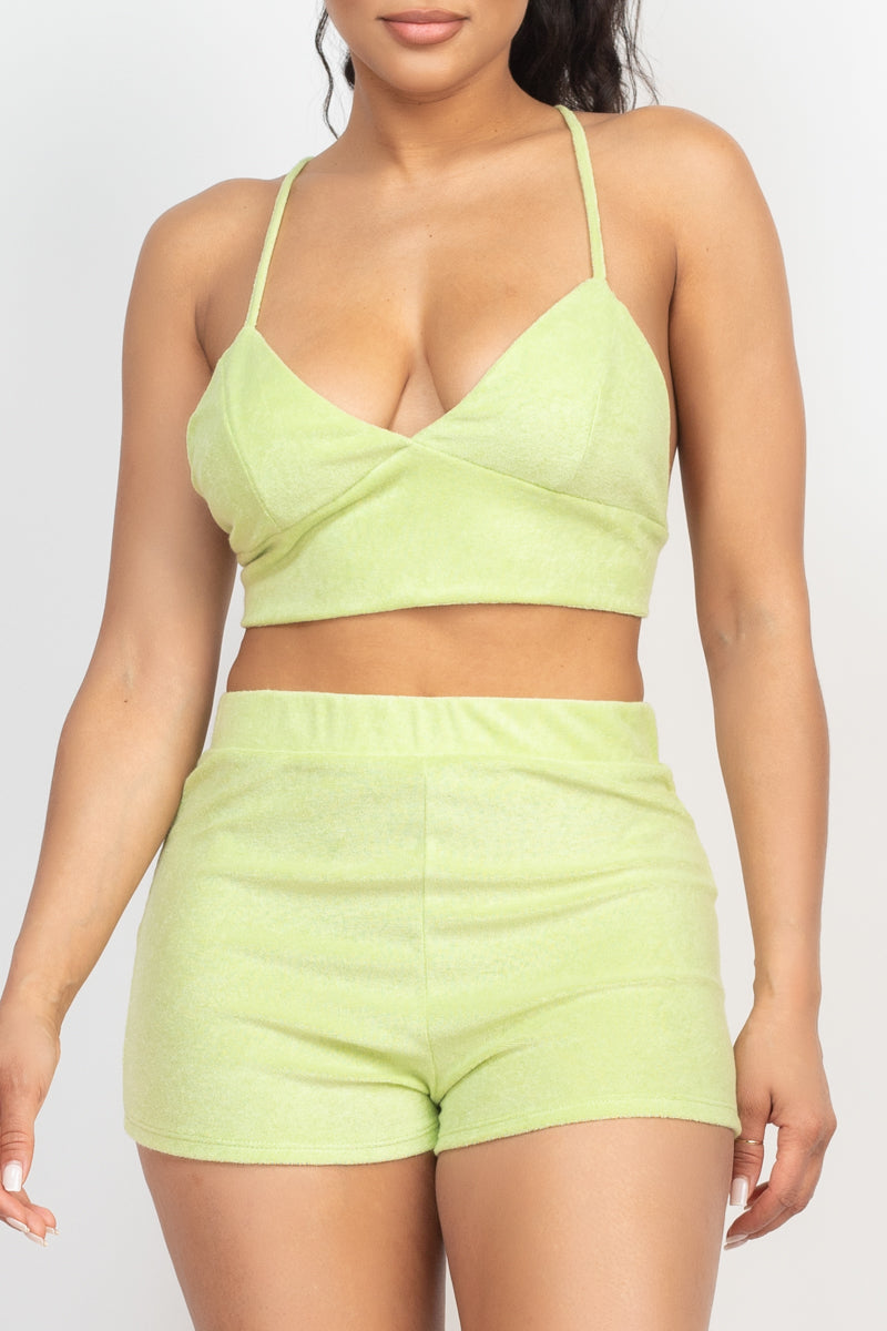 Bralette & Mini Shorts Set