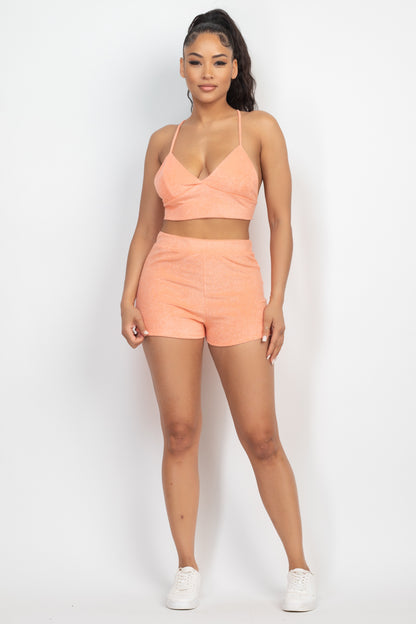 Bralette & Mini Shorts Set