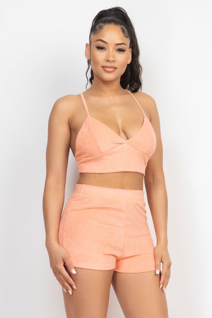 Bralette & Mini Shorts Set