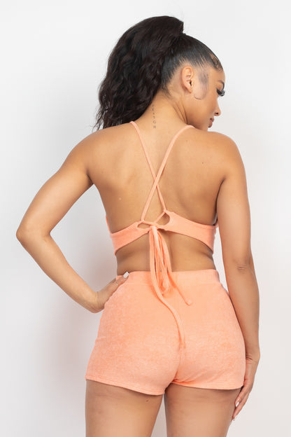 Bralette & Mini Shorts Set