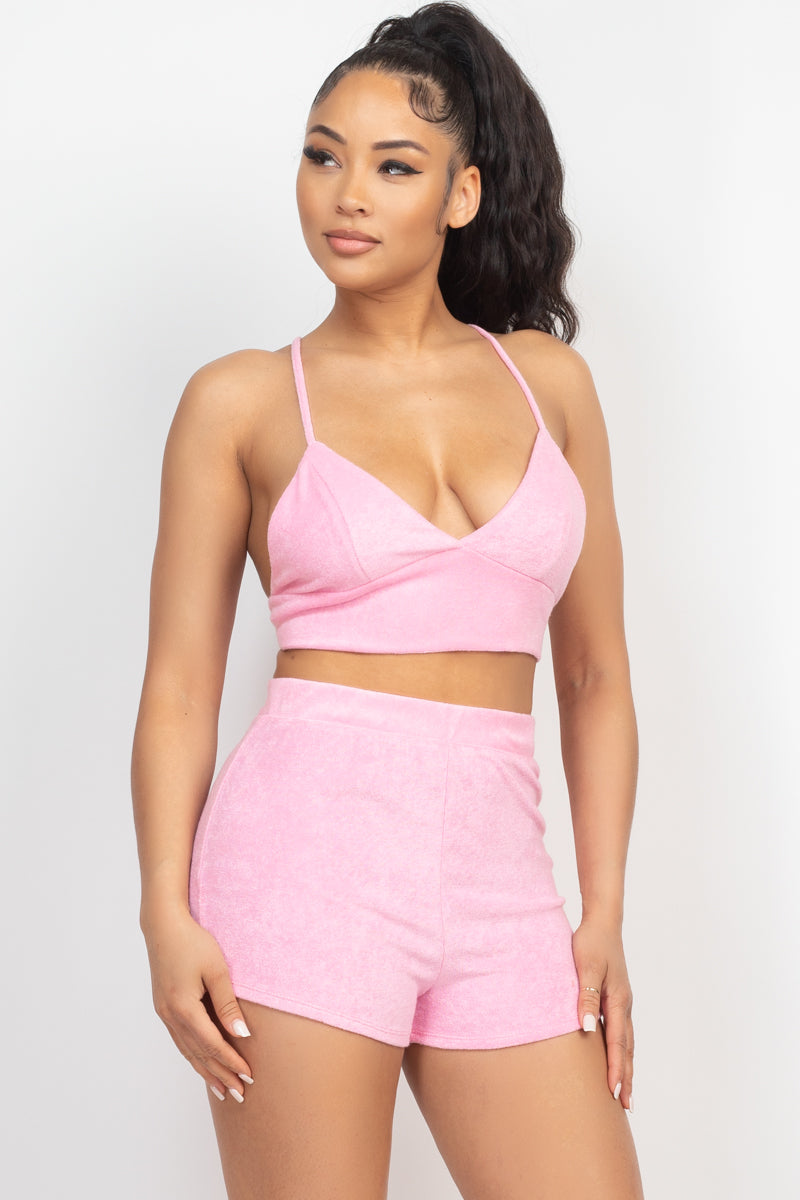 Bralette & Mini Shorts Set