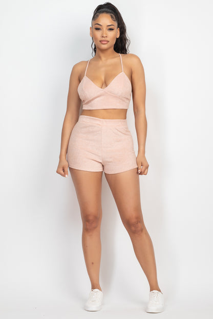 Bralette & Mini Shorts Set