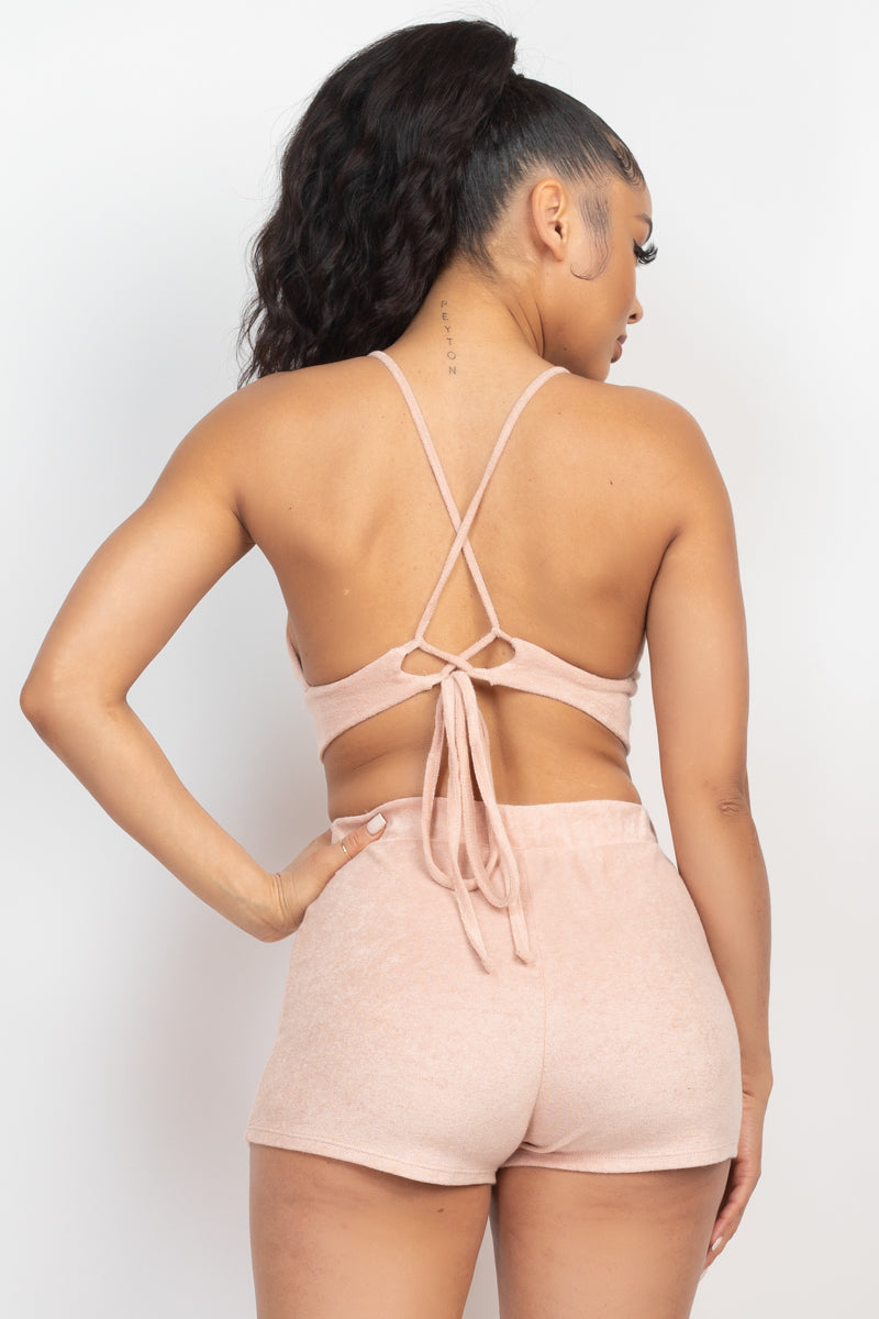 Bralette & Mini Shorts Set