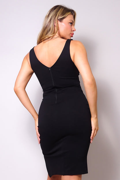 Mermaid Front With Slit Dress