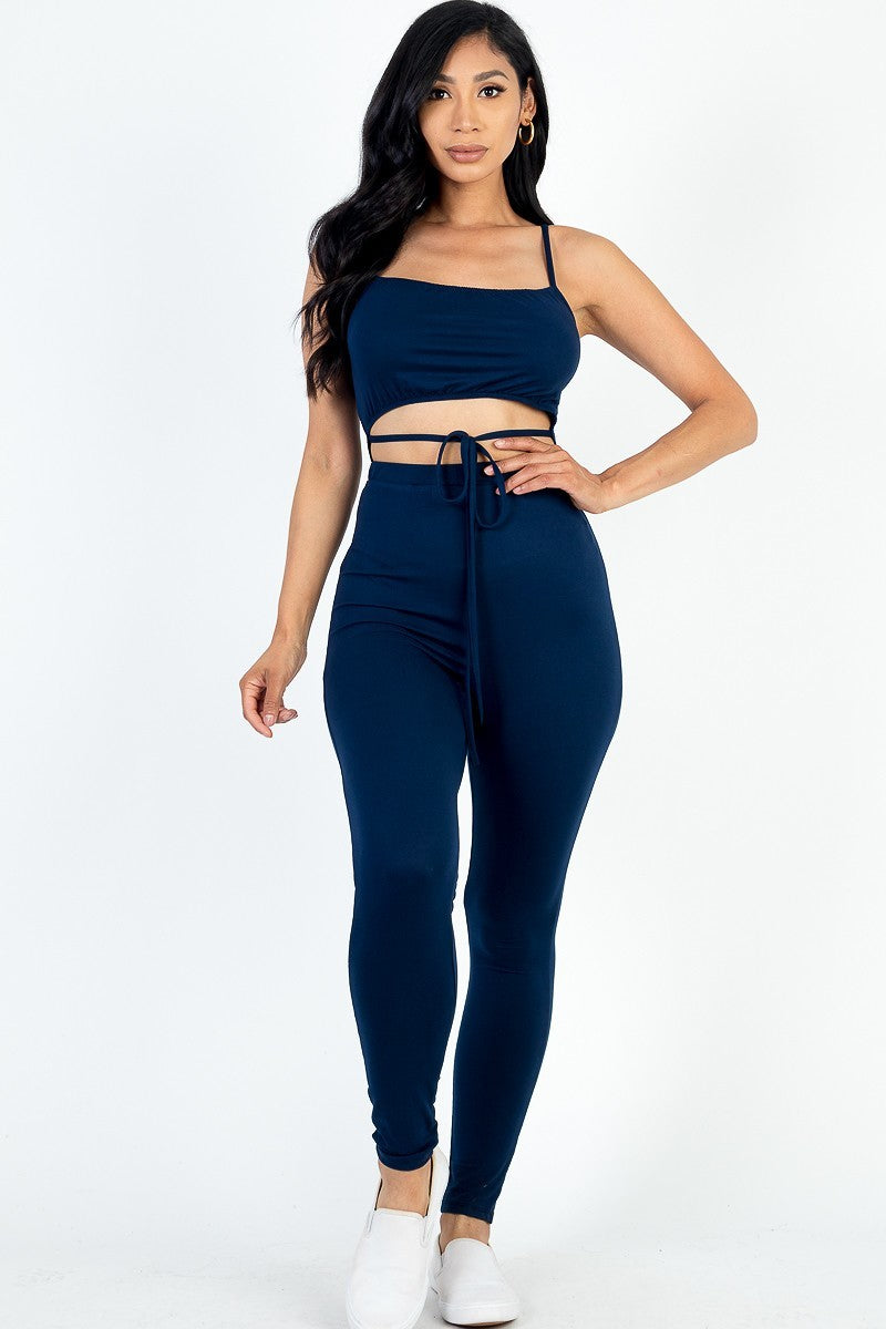 StretchySoft Front Cut Out Jumpsuit