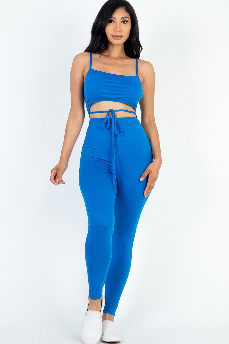 StretchySoft Front Cut Out Jumpsuit