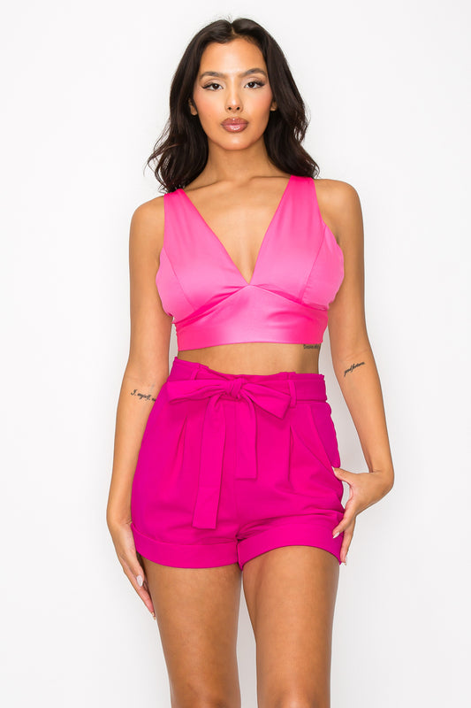 Satin Bra Top