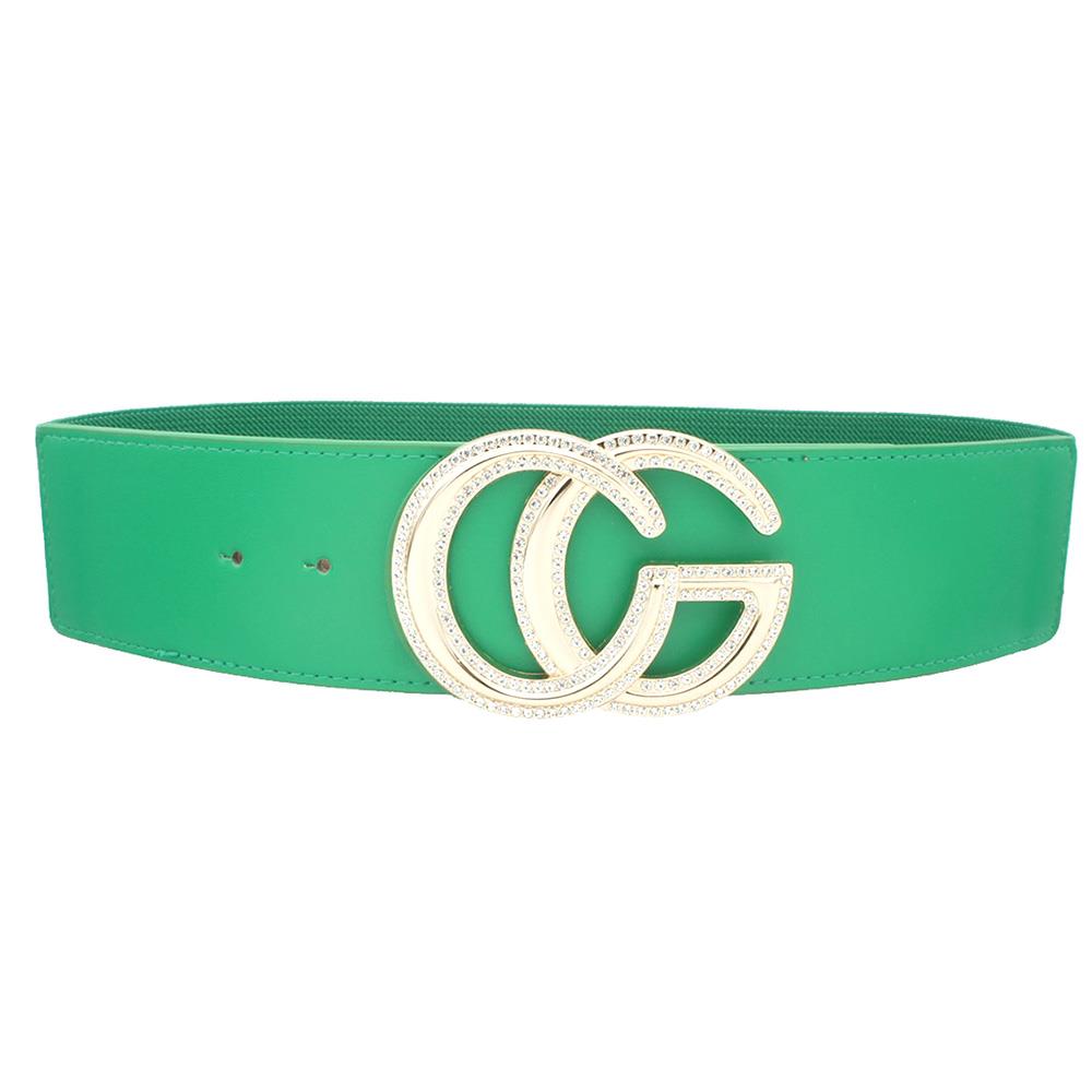 Rhinestone Outlined Cg Belt