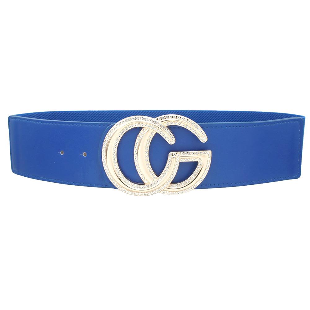 Rhinestone Outlined Cg Belt