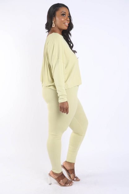 Open Back Top and Pants Set