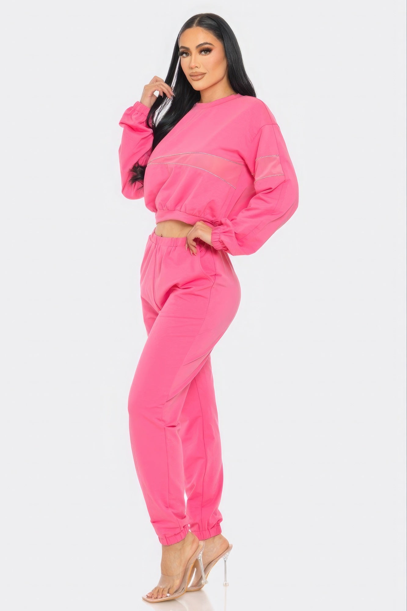 Cozy and Chic Rhinestone Detail Set