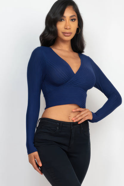 Wrapped Long Sleeve Top