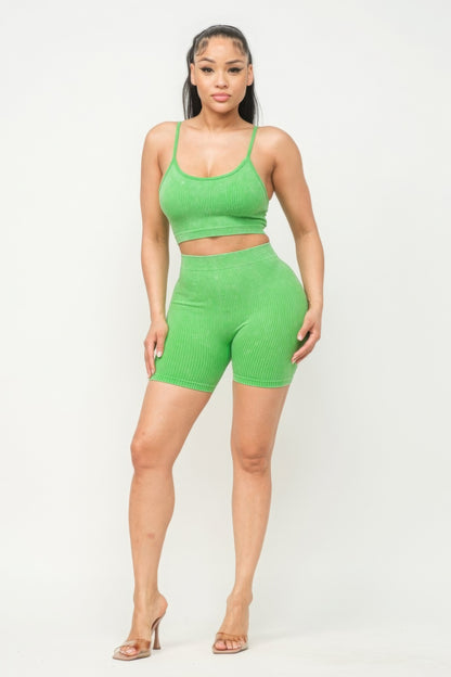 Washed Seamless Basic Set
