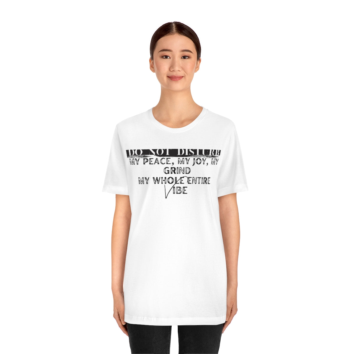 DO NOT DISTURB Jersey Short Sleeve Tee