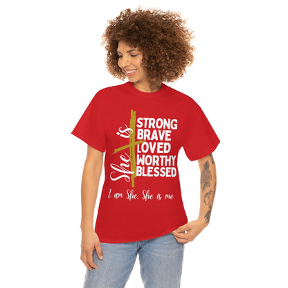 I am She, She is Me Heavy Cotton Tee