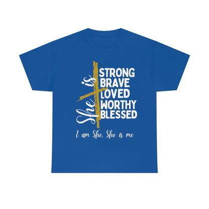 I am She, She is Me Heavy Cotton Tee