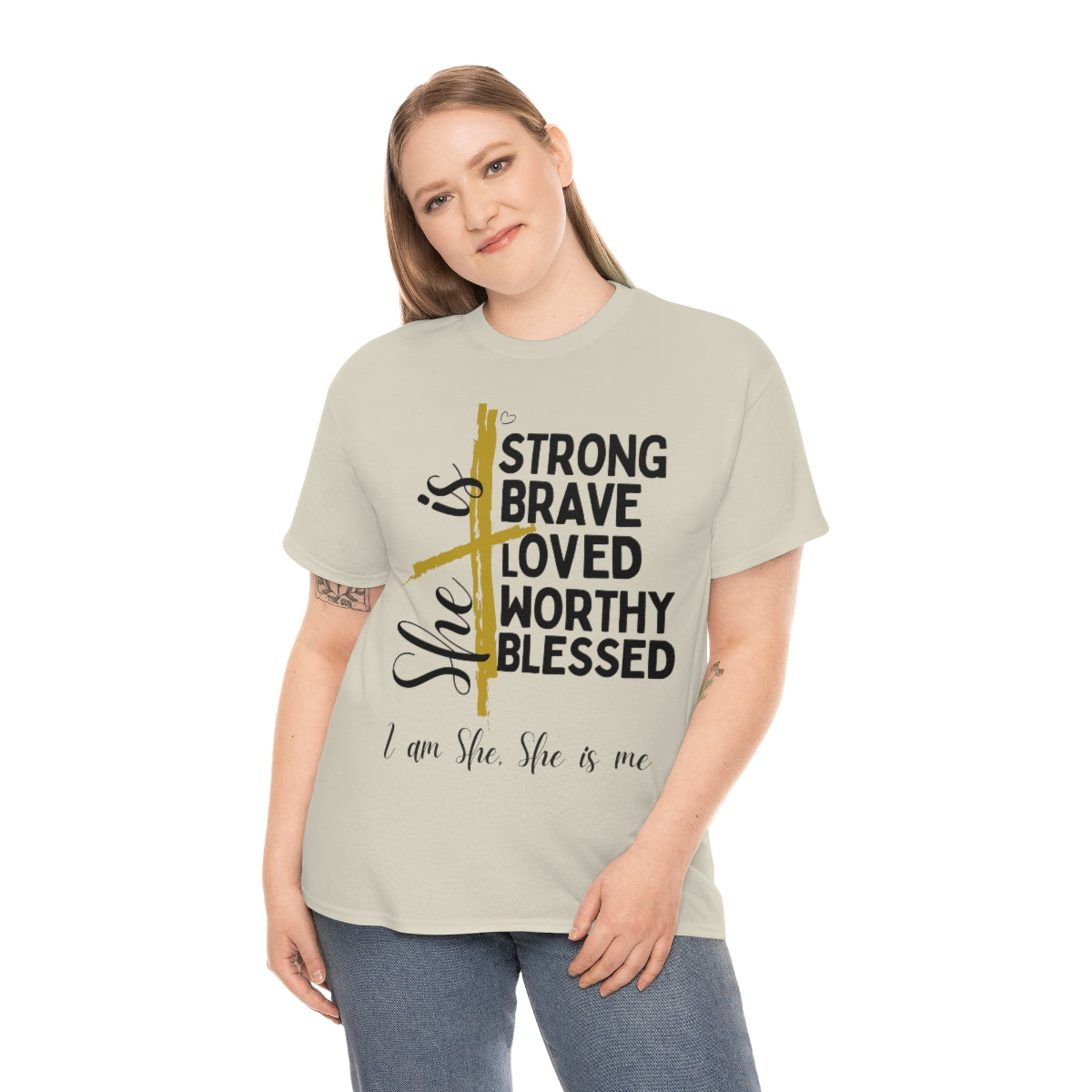 I am She, She is Me Heavy Cotton Tee