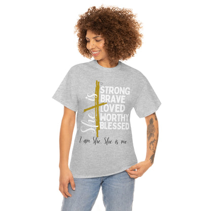 I am She, She is Me Heavy Cotton Tee
