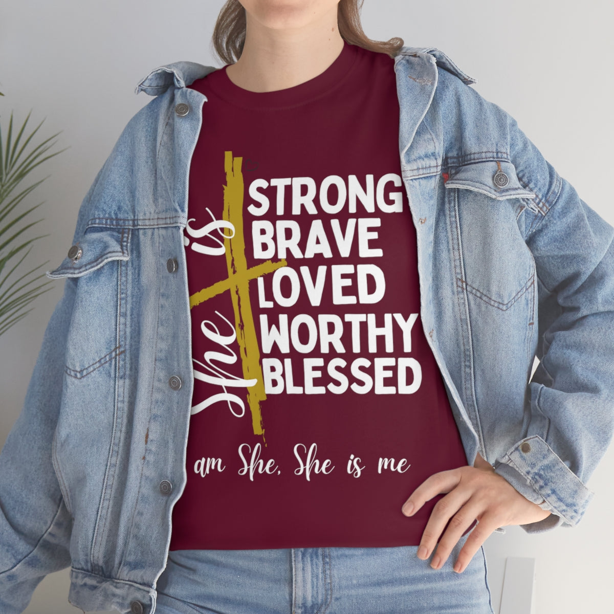 I am She, She is Me Heavy Cotton Tee