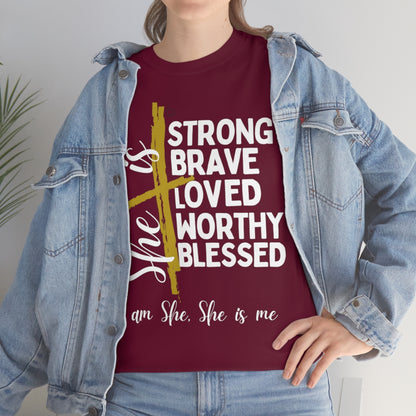 I am She, She is Me Heavy Cotton Tee