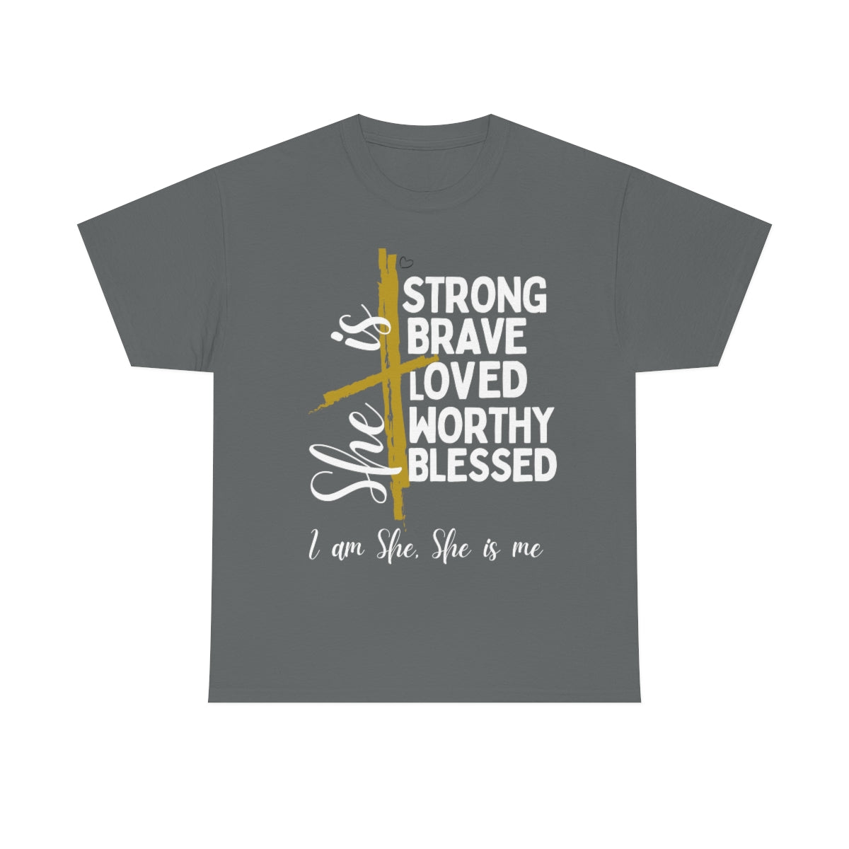 I am She, She is Me Heavy Cotton Tee