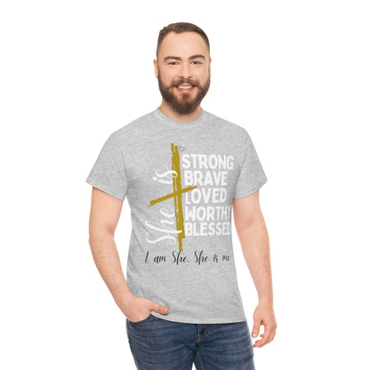 I am She, She is Me Heavy Cotton Tee